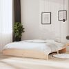 vidaXL Bed Frame without Mattress Solid Wood 200x200 cm