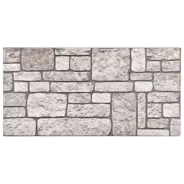 vidaXL 3D Wall Panels with Grey Brick Design 10 pcs EPS