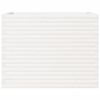vidaXL Garden Planter White 90x60x68.5 cm Solid Wood Pine