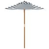 vidaXL Garden Umbrella for Kids with Wooden Pole &Oslash;120x140 cm