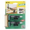 wolfcraft Edge Clamps KS 24 2 pieces 3037000