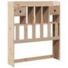 vidaXL Bookcase Bed without Mattress 100x200cm Solid Wood Pine