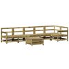 vidaXL 7 Piece Garden Sofa Set Impregnated Wood Pine
