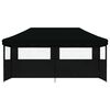 vidaXL Party Tent Folding Black 292 x 580 x 315 cm Oxford Fabric