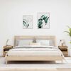vidaXL Bedside Cabinets with LED Lights 2 pcs Artisan Oak 40x39x48.5 cm