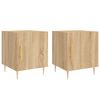 vidaXL Bedside Cabinets 2 pcs Sonoma Oak 40x40x50 cm Engineered Wood