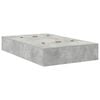 vidaXL Bed Frame Concrete grey 120 x 190 cm Engineered wood