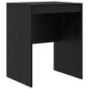 vidaXL Desk with Drawer 2 pcs Black Oak