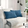 vidaXL Sofa Pillows 2 pcs Blue 60 x 40 cm Corduroy Fabric