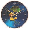 vidaXL Wall Clock Gold and Blue &Oslash;29.5 cm Polystyrene and Glass