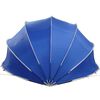vidaXL Pool Dome Folding Manual Blue 472 x 460 x 229 cm