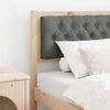 vidaXL Headboard Other Brown and dark grey 80 cm Solid pine wood