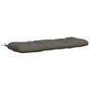 vidaXL Bench Cushion VIANEN 100% Polyester Grey 100 x 40 x 12 cm