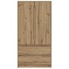 vidaXL Cabinet Manual Artisan Oak 79.5 x 49 x 156 cm Engineered Wood