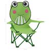 vidaXL Kids' Garden Chairs 2 pcs Green Fabric