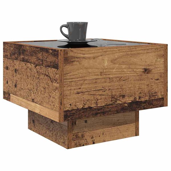 vidaXL Coffee Table Old wood 40 x 40 x 30 cm Engineered wood