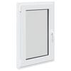 vidaXL Basement Window RISOR 60 x 100 cm PVC and Glass White