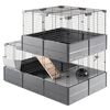 Ferplast Rabbit Cage Multipla Double 107.5x72x96.5 cm Black