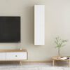 vidaXL TV Cabinets 2 pcs White and Sonoma Oak 30.5x30x60 cm Engineered Wood