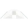 vidaXL Greenhouse with Steel Frame White 60 m&sup2; 12x5x2.3 m