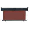 vidaXL Balcony Side Awning 145x250 cm Brown