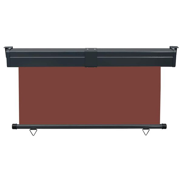 vidaXL Balcony Side Awning 145x250 cm Brown