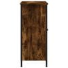 vidaXL Sideboard Smoked Oak 100x33x75 cm Engineered Wood