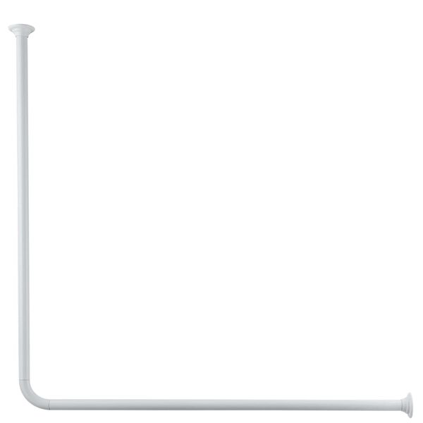 Kleine Wolke Universal Shower Curtain Rod 3 Sizes White