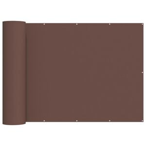 vidaXL Balcony Privacy Screen 200 x 800 cm Fabric with PU Coated Brown