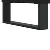 vidaXL Bathroom Cabinet Black 80x33x60 cm Engineered Wood
