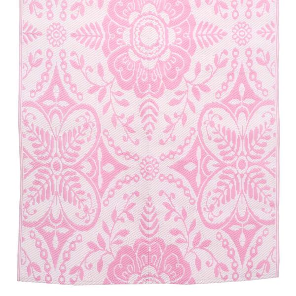 vidaXL Outdoor Carpet ARAKIL Pink 120x180 cm PP