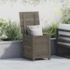 vidaXL Outdoor Cushion Box Anthracite 50x50x56 cm Solid Wood Fir