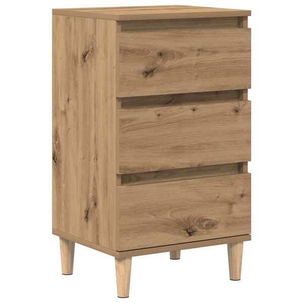 vidaXL Bedside Cabinet Artisan oak 40 x 35 x 70 cm Engineered wood