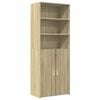 vidaXL Highboard Sonoma Oak 70x42.5x185 cm Engineered Wood