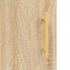 vidaXL Highboard Sonoma Oak 69.5x34x180 cm Engineered Wood