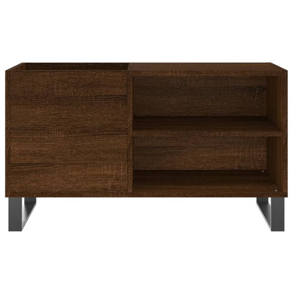 vidaXL Record Cabinet Brown Oak 85x38x48 cm Engineered Wood