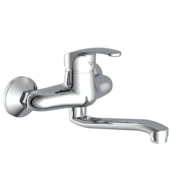 SCH&Uuml;TTE Wall Sink Mixer ORAZI Chrome
