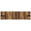 vidaXL Headboard with Cabinet 3 pcs Old Wood Engineered Wood