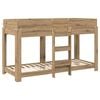 vidaXL Bunk Bed for Kids Artisan Oak 80 x 190 cm Engineered Wood