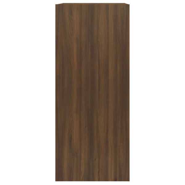 vidaXL Book Cabinet/Room Divider Brown Oak 40x30x72 cm
