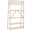 vidaXL Clothes Rack with Shelves 110x40x180 cm Bamboo