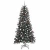 vidaXL Artificial Christmas Tree with 300 LEDs with Stand Green 240 cm