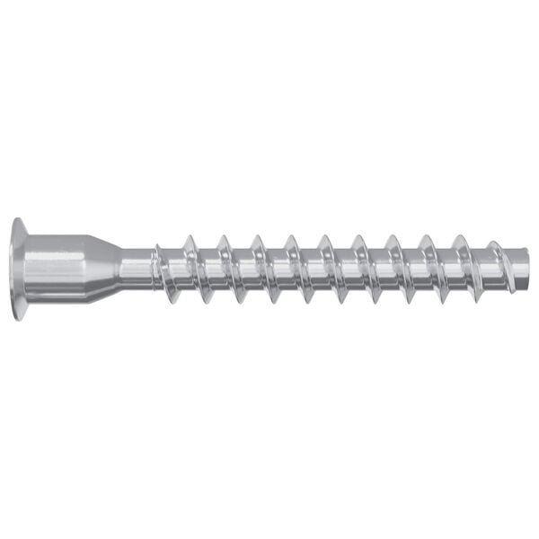 vidaXL Confirmat Screws 12 pcs Silver Metal