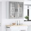 vidaXL Kitchen Cabinet Kalmar 2 pcs Grey Sonoma 40 x 31 x 80 cm