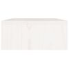 vidaXL Monitor Stand White 60x24x10.5 cm Solid Wood Pine