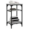 vidaXL Side Table Grey Sonoma 35x30x60 cm Engineered Wood