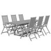 vidaXL 7 Piece Garden Dining Set Solid Wood Acacia