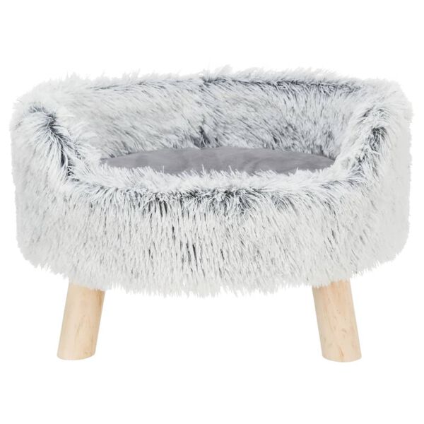 TRIXIE Pet Sofa Bed Harvey Round 46x28 cm White-black