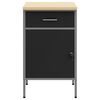 vidaXL Workbench Black and grey 50 x 55 x 85 cm Powder-coated steel