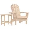 vidaXL Garden Adirondack Chair with Table Solid Fir Wood